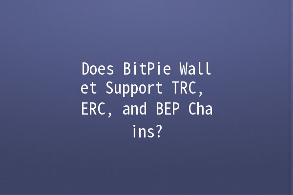 Does BitPie Wallet Support TRC, ERC, and BEP Chains? 🤔💰